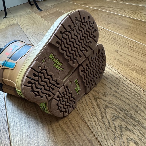 Western Chief Happy Helper Toddler Rain Boots - Picture 9 of 11